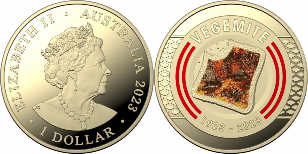 2023 100 YEARS OF VEGEMITE $1 PROOF