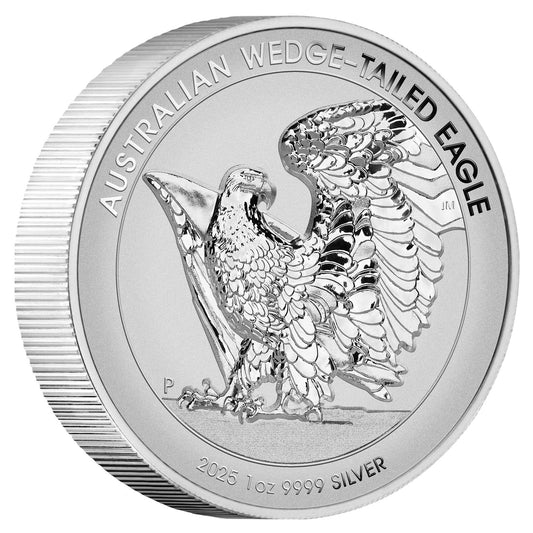 Australian Wedge-tailed Eagle 2025 1oz Silver Reverse Proof Ultra High Relief Coin - mintage 3000