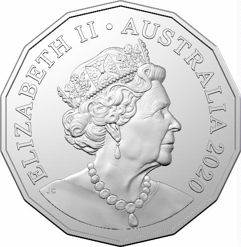 2020 Year of the Rat 50c UNCIRCULATED coin